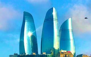 Апартаменты SHAH INN Panoramic Apartments City Center Баку Апартаменты с 2 спальнями-1